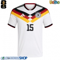 Maglie da calcio Germania Nico Schlotterbeck #15 Prima Maglia Mondiali 2026  Manica Corta